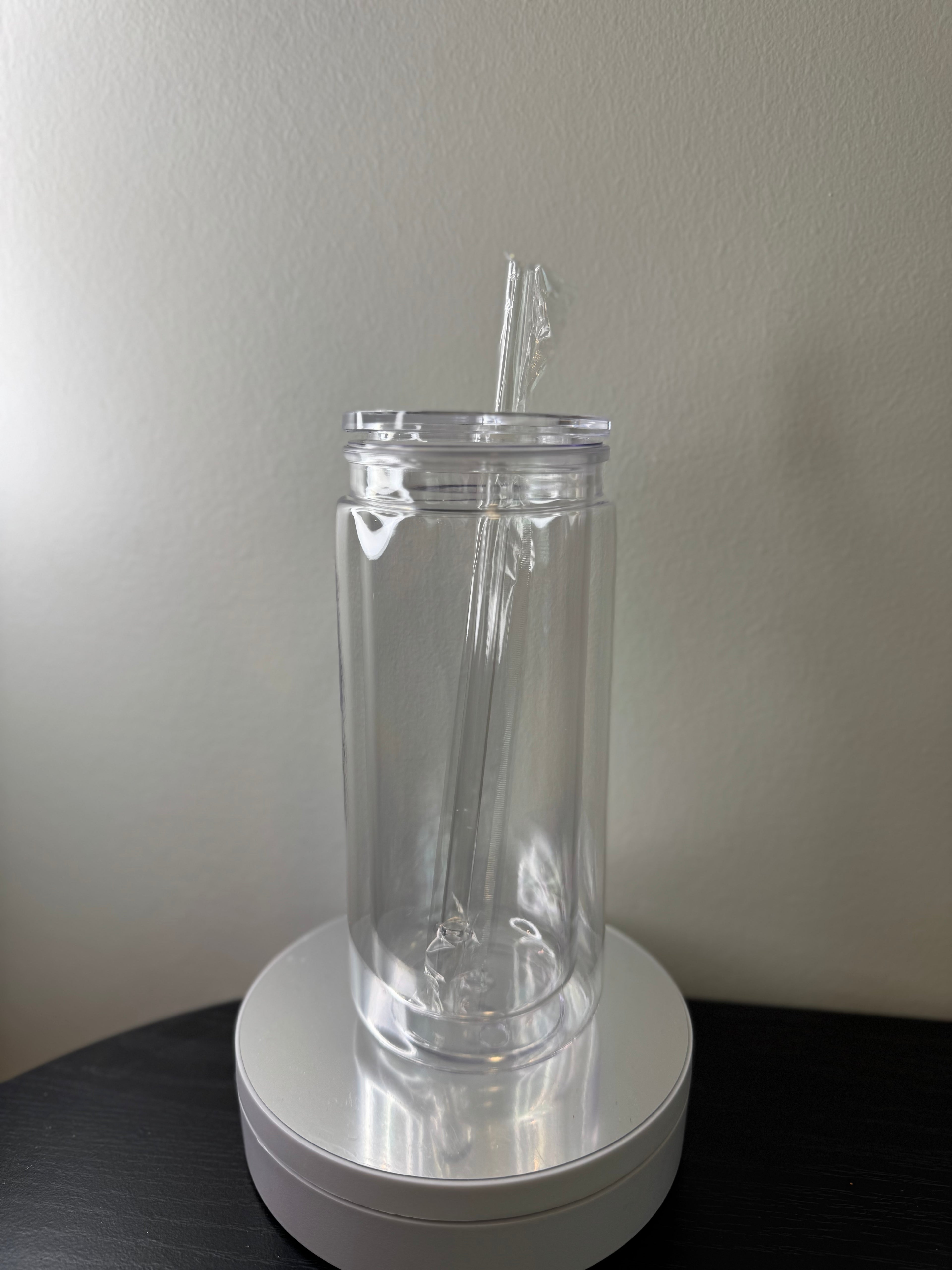16oz Double Wall Tumbler w/ Straw